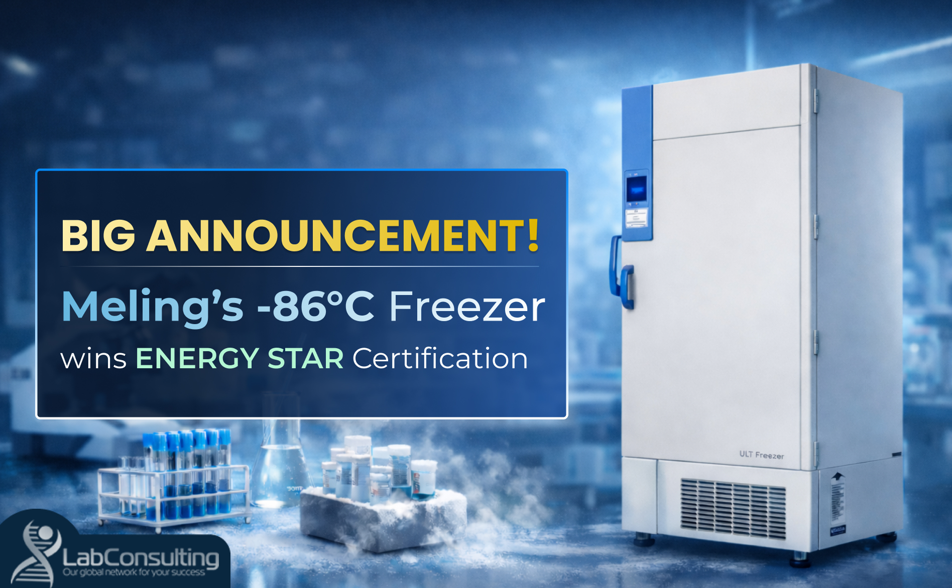 Big Announcement_Meling’s -86°C Freezer Wins ENERGY STAR Certification
