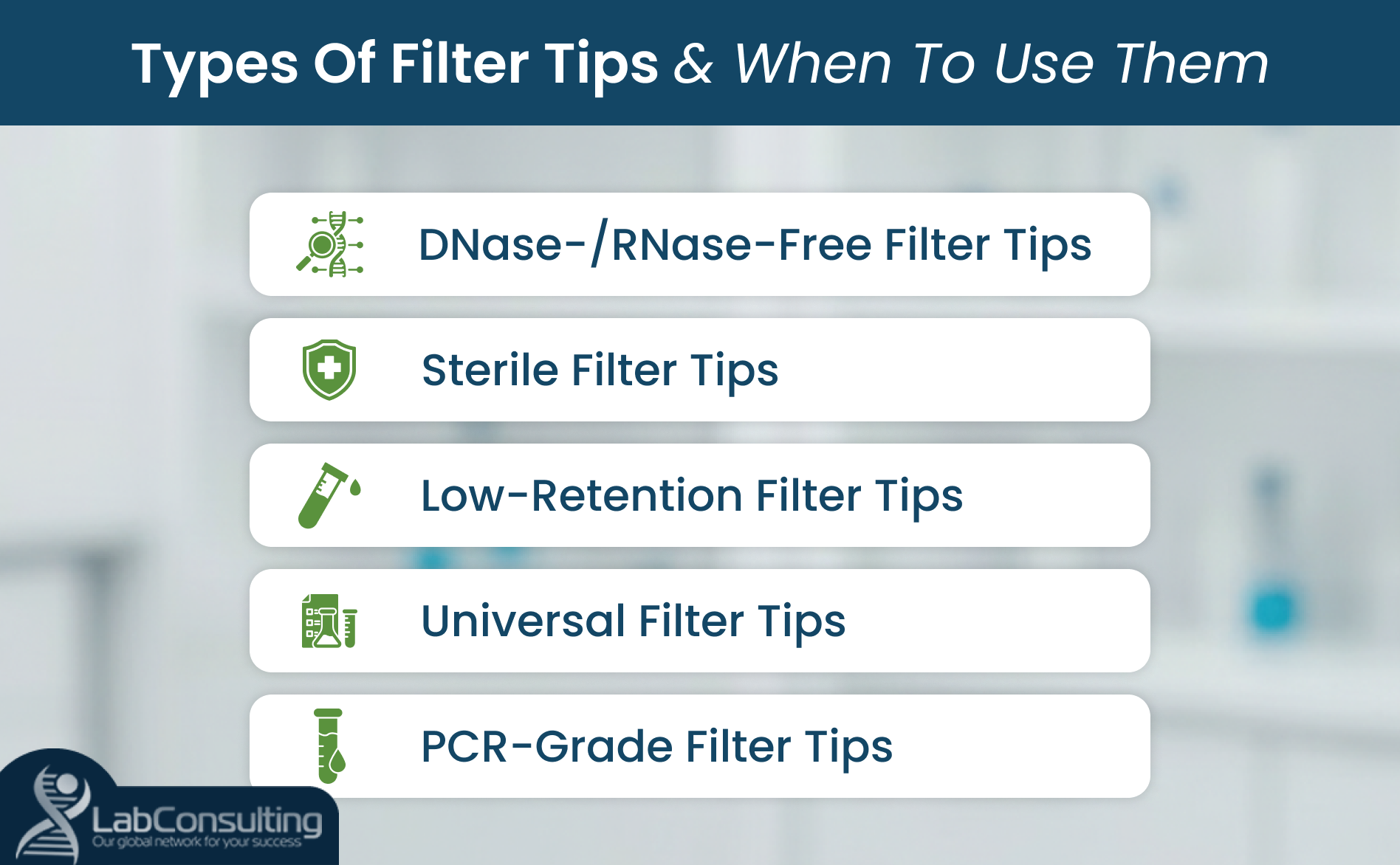 Types of Filter Tips & When to Use Them